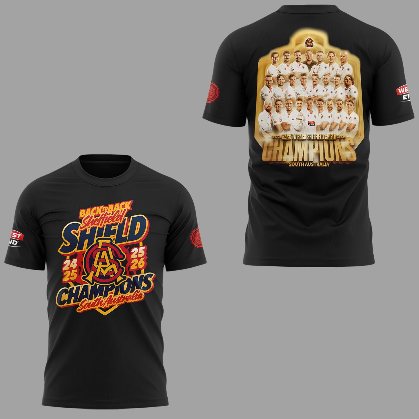 Limited Edition 2026 Sheffield Shield Champions 🏏🏆 Shirt-KC03312620