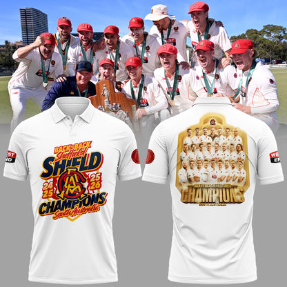 Limited Edition 2026 Sheffield Shield Champions 🏏🏆 Polo Shirt-KC03312622