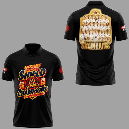 Limited Edition 2026 Sheffield Shield Champions 🏏🏆 Polo Shirt-KC03312624