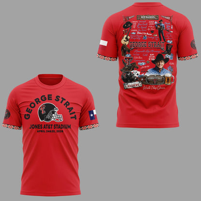 G.Strait 2026 “One Last Ride” tour at Lubbock’s Jones AT&T Stadium 🤠🎸⚔️ Shirt