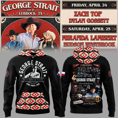 G.Strait 2026 “One Last Ride” tour at Lubbock’s Jones AT&T Stadium 🤠🎸⚔️ Hoodie