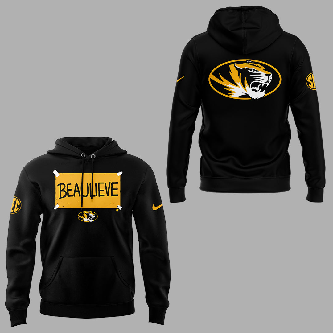 Limited Edition Missouri Football: Beau Pribula Believe Hoodie-KC09222501