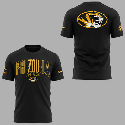 Limited Edition Missouri Football: Beau Pribula Pri-Zou-La TShirt-KC09222505