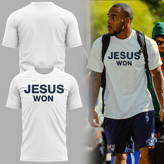 Limited Edition Patriots x Jesus Won T-Shirt