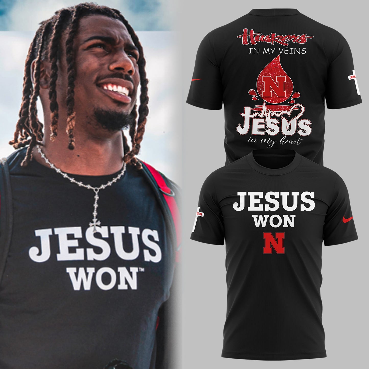 Limited Edition Jesus Won Shirt-KC10102508