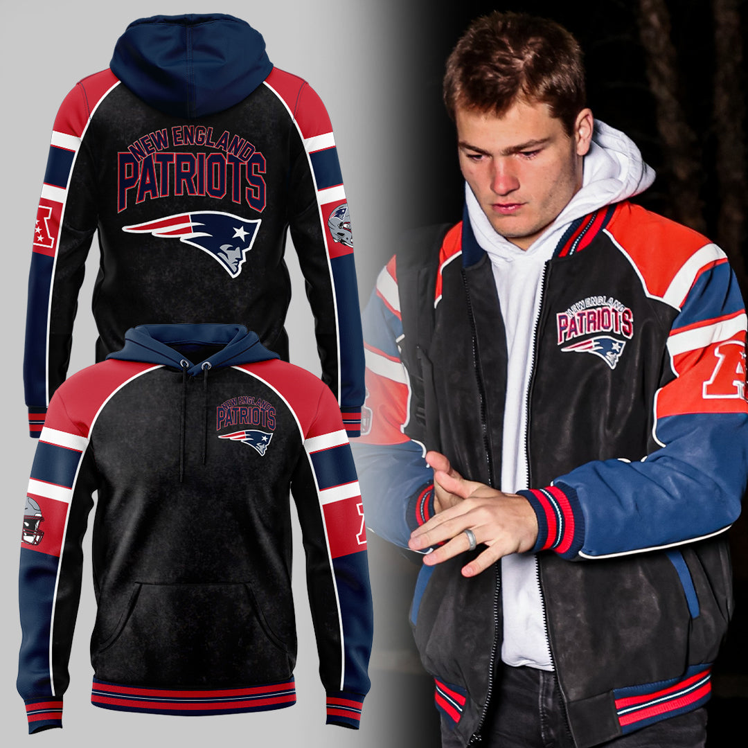 Limited Edition NE Patriots Vintage Hoodie-KC12022513