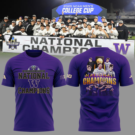 Limited Edition Huskies National Champions T-Shirt-KC12162514