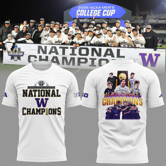 Limited Edition Huskies National Champions T-Shirt-KC12162515