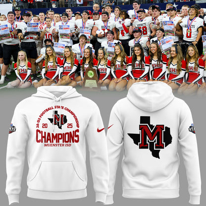 Muenster Champions🏆𝟐𝐀-𝐃𝟐 𝐅𝐨𝐨𝐭𝐛𝐚𝐥𝐥 𝐂𝐡𝐚𝐦𝐩𝐢𝐨𝐧𝐬𝐡𝐢𝐩 2025 Combo Hoodie