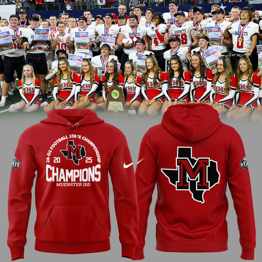 Muenster Champions🏆𝟐𝐀-𝐃𝟐 𝐅𝐨𝐨𝐭𝐛𝐚𝐥𝐥 𝐂𝐡𝐚𝐦𝐩𝐢𝐨𝐧𝐬𝐡𝐢𝐩 2025 Combo Hoodie
