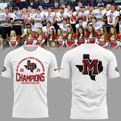 Muenster Champions🏆𝟐𝐀-𝐃𝟐 𝐅𝐨𝐨𝐭𝐛𝐚𝐥𝐥 𝐂𝐡𝐚𝐦𝐩𝐢𝐨𝐧𝐬𝐡𝐢𝐩 2025 T-Shirt Combo T-shirt