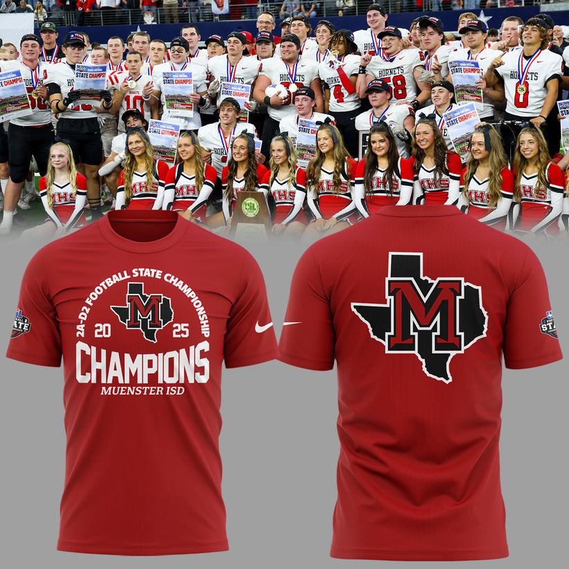 Muenster Champions🏆𝟐𝐀-𝐃𝟐 𝐅𝐨𝐨𝐭𝐛𝐚𝐥𝐥 𝐂𝐡𝐚𝐦𝐩𝐢𝐨𝐧𝐬𝐡𝐢𝐩 2025 T-Shirt Combo T-shirt