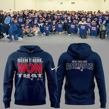 New England Patriots 2025 AFC East Champions Hoodie Limited Edition