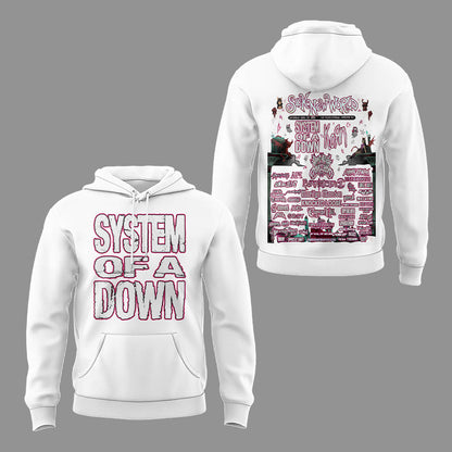 Limited Edition SOAD Tour 2026 SICK NEW WORLD Hoodie