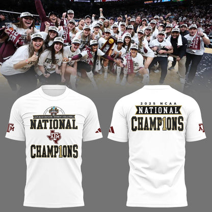 Limited Edition A&M Volleyball National Champions TShirt -LL2512221002