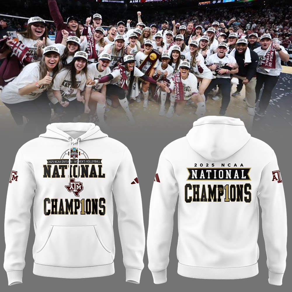 Limited Edition A&M Volleyball National Champions Hoodie-LL2512221007