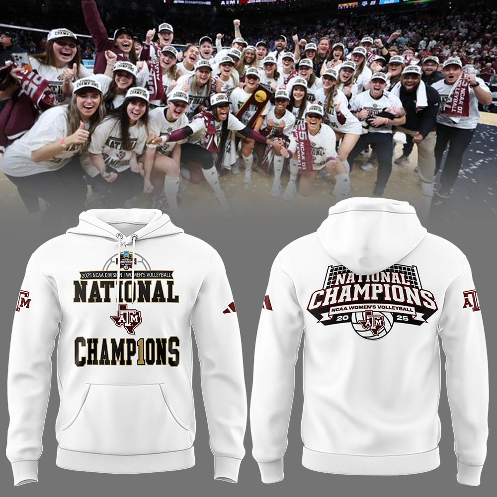 Limited Edition A&M Volleyball National Champions Hoodie-LL2512221008