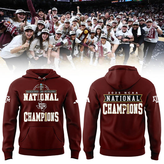 Limited Edition A&M Volleyball National Champions Hoodie-LL2512221009