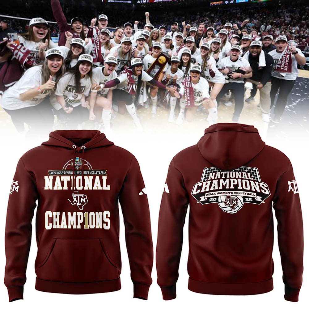 Limited Edition A&M Volleyball National Champions Hoodie-LL25122210110