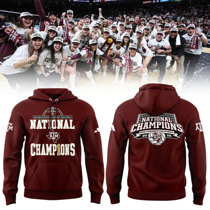 Limited Edition A&M Volleyball National Champions Hoodie-LL25122210110