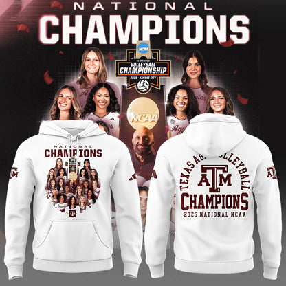 Limited Edition A&M Volleyball National Champions Hoodie-LL2512221012
