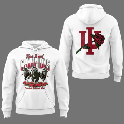 Indiana Football x 2026 Rose Bowl Champion Hoodie-LL260102041