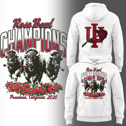 Indiana Football x 2026 Rose Bowl Champion Hoodie-LL260102041
