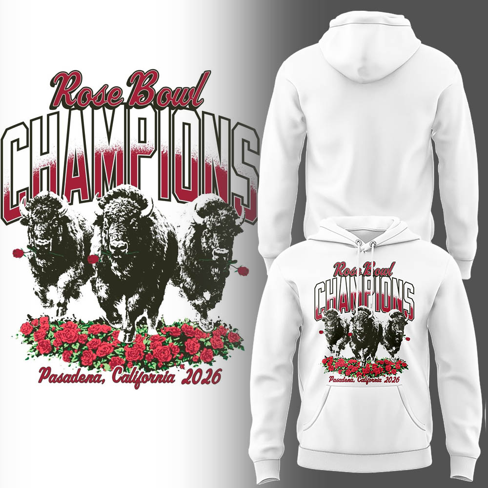 Indiana Football x 2026 Rose Bowl Champion Hoodie-LL260102042