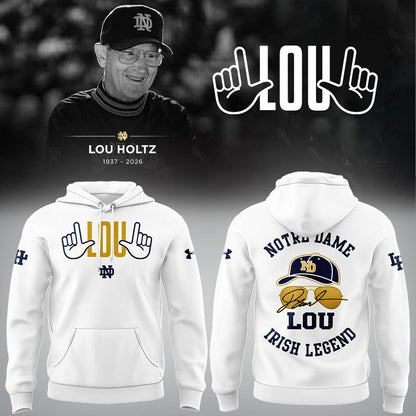 Notre Dame Legacy – Lou Holtz Tribute Hoodie