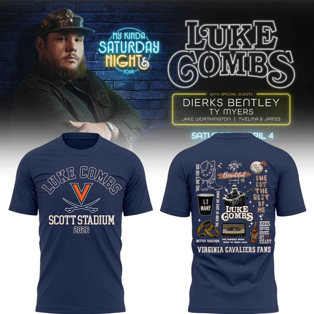 Limited Edition My Kinda Saturday Night Tour in Scott Stadium 2026 Tshirt-LL260314019