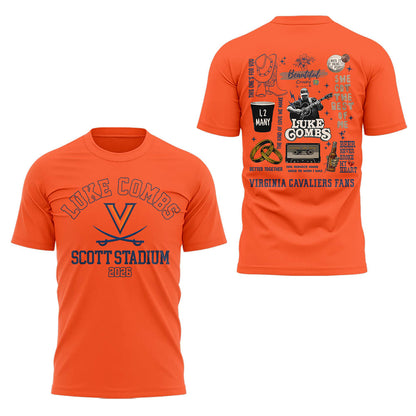 Limited Edition My Kinda Saturday Night Tour in Scott Stadium 2026 Tshirt-LL260314020