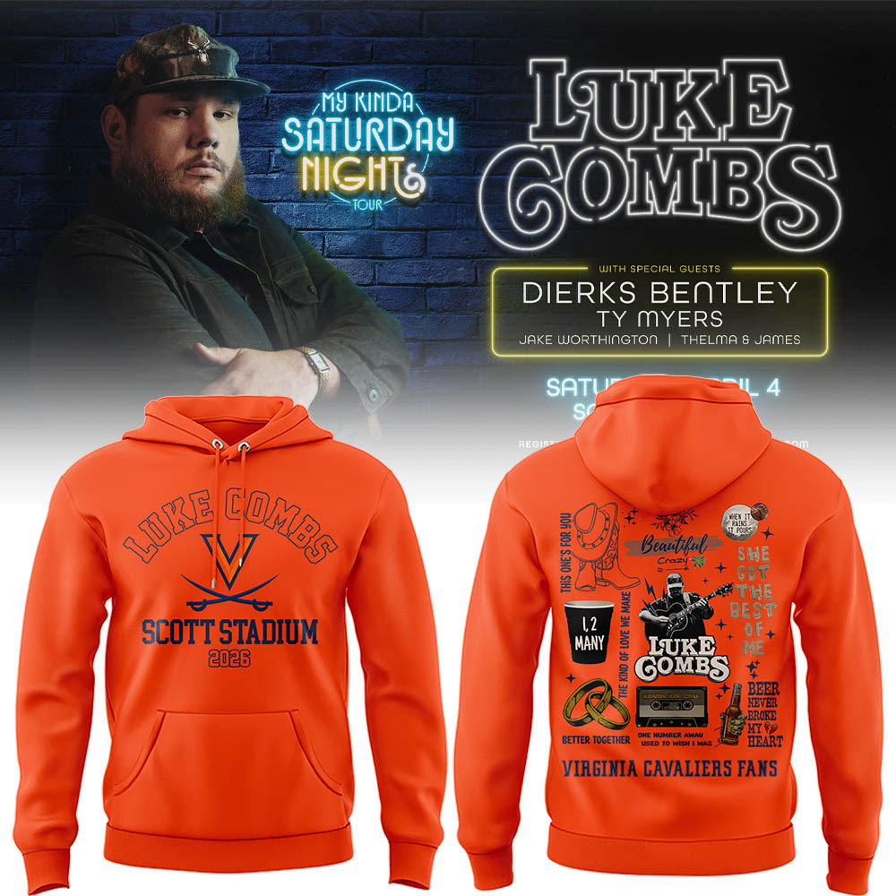 Limited Edition My Kinda Saturday Night Tour in Scott Stadium 2026 Hoodie-LL260314022