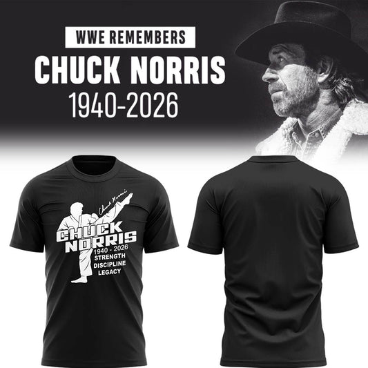 Limited Edition Thank You For The Memories Chuck Norris Shirt