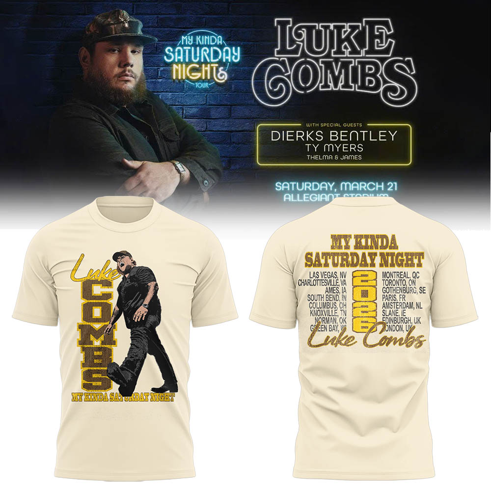 Limited Edition “My Kinda Saturday Night Tour” Tshirt-LL260322007