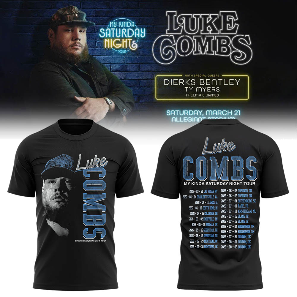 Limited Edition “My Kinda Saturday Night Tour” Tshirt-LL260322009