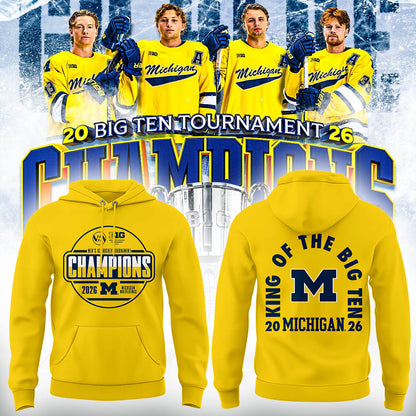 Limited Edition Michigan The Hockey Tournament Champions 2026 Hoodie