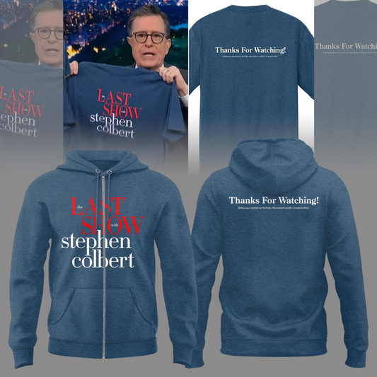 he Late Show with Stephen Colbert Limited Edition Zip Hoodie