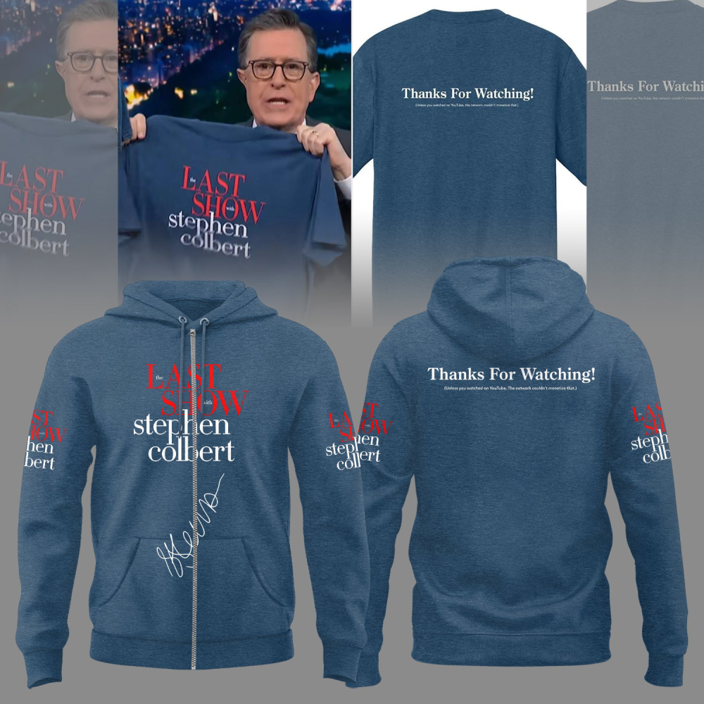 he Late Show with Stephen Colbert Limited Edition Zip Hoodie