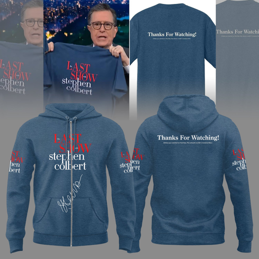 he Late Show with Stephen Colbert Limited Edition Zip Hoodie