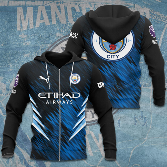 Manchester City Carabao Cup Winner’s 2026 3D ZipHoodie