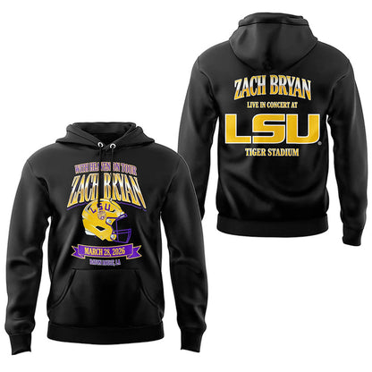 Limited Zach “With Heaven On Tour 2026.” at LSU Hoodie-LL260328005