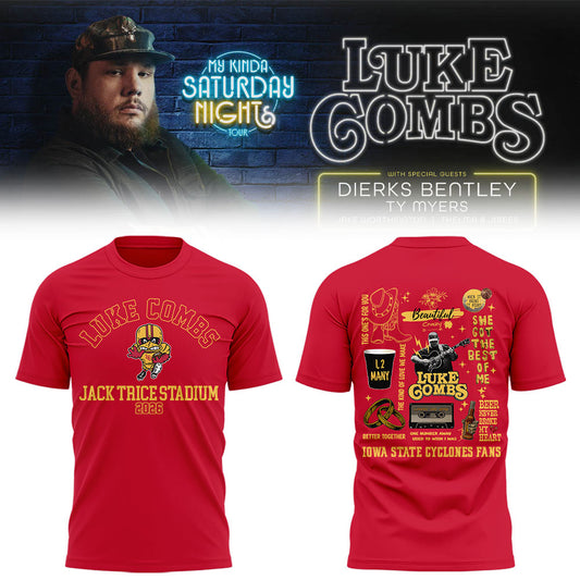 Limited Edition “My Kinda Saturday Night Tour” at Jack Trice Stadium Tshirt-LL260408001