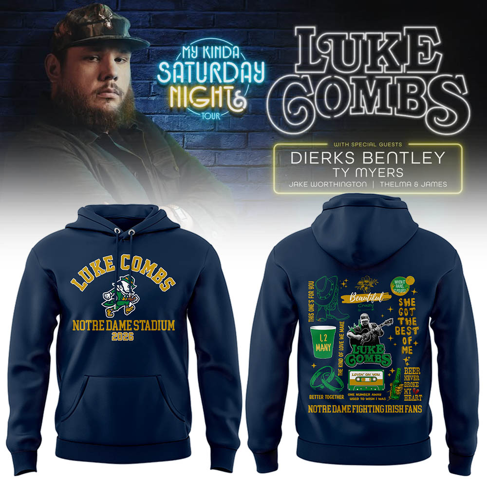 Limited Edition “My Kinda Saturday Night Tour” at Notre Dame Stadium Hoodie-LL260415008