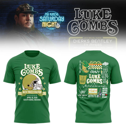 Limited Edition “My Kinda Saturday Night Tour” at Notre Dame Stadium Tshirt-LL2604160011