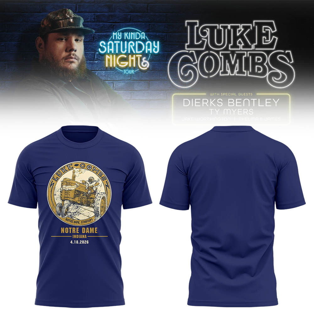 Limited Edition “My Kinda Saturday Night Tour” at Notre Dame Stadium Tshirt-LL2604160020