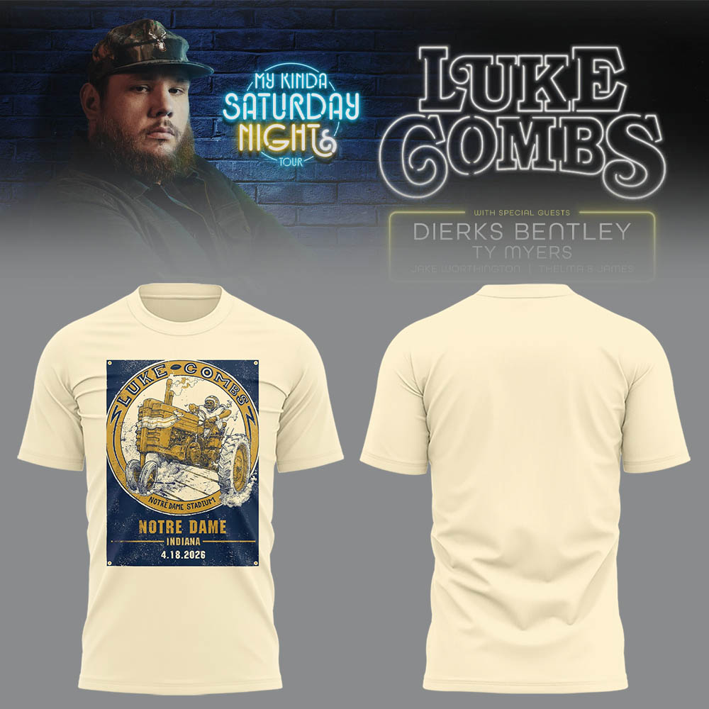 Limited Edition “My Kinda Saturday Night Tour” at Notre Dame Stadium Tshirt-LL2604160022