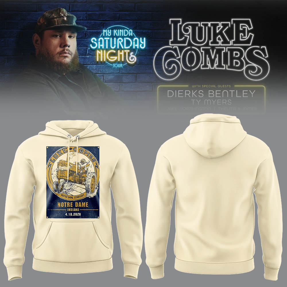 Limited Edition “My Kinda Saturday Night Tour” at Notre Dame Stadium Hoodie-LL2604160023