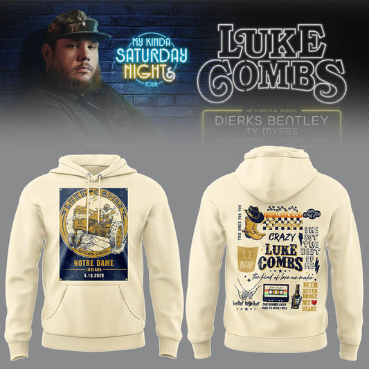Limited Edition “My Kinda Saturday Night Tour” at Notre Dame Stadium Hoodie-LL2604160024