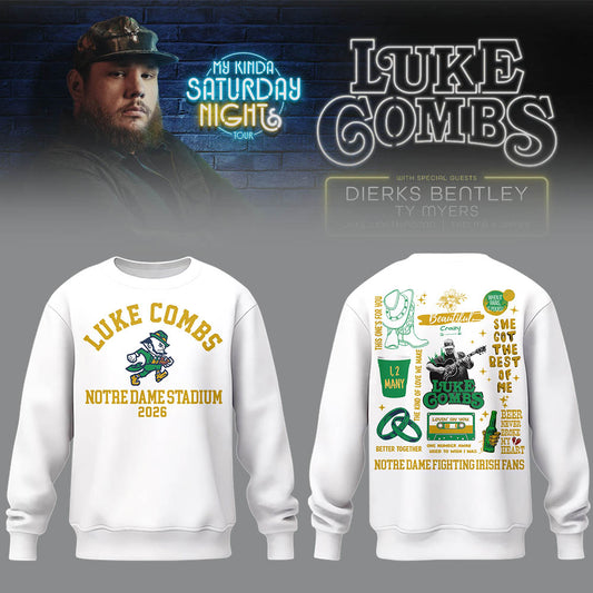 Limited Edition “My Kinda Saturday Night Tour” at Notre Dame Stadium Sweatshirt-LL26042005