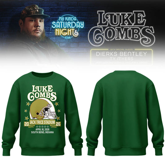 Limited Edition “My Kinda Saturday Night Tour” at Notre Dame Stadium Sweatshirt-LL26042018